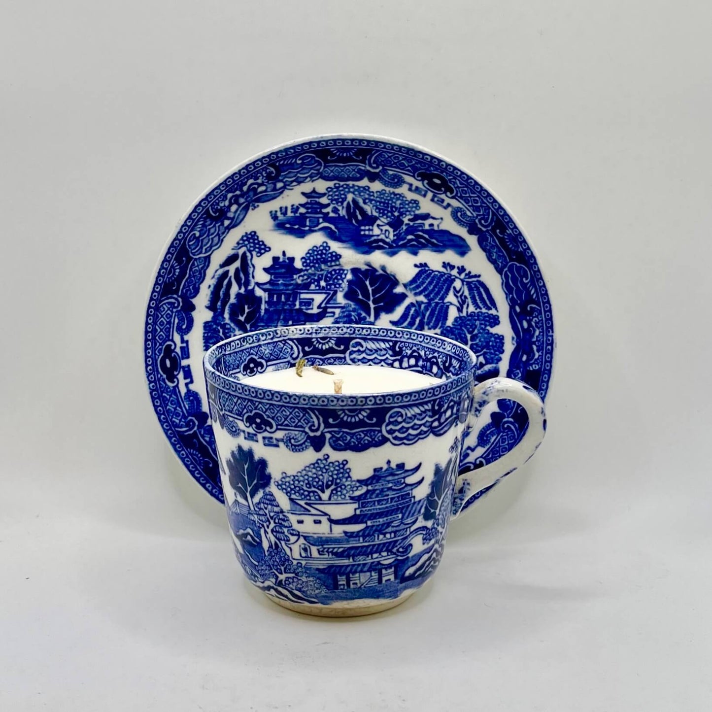 Deep Blue Willow Cup